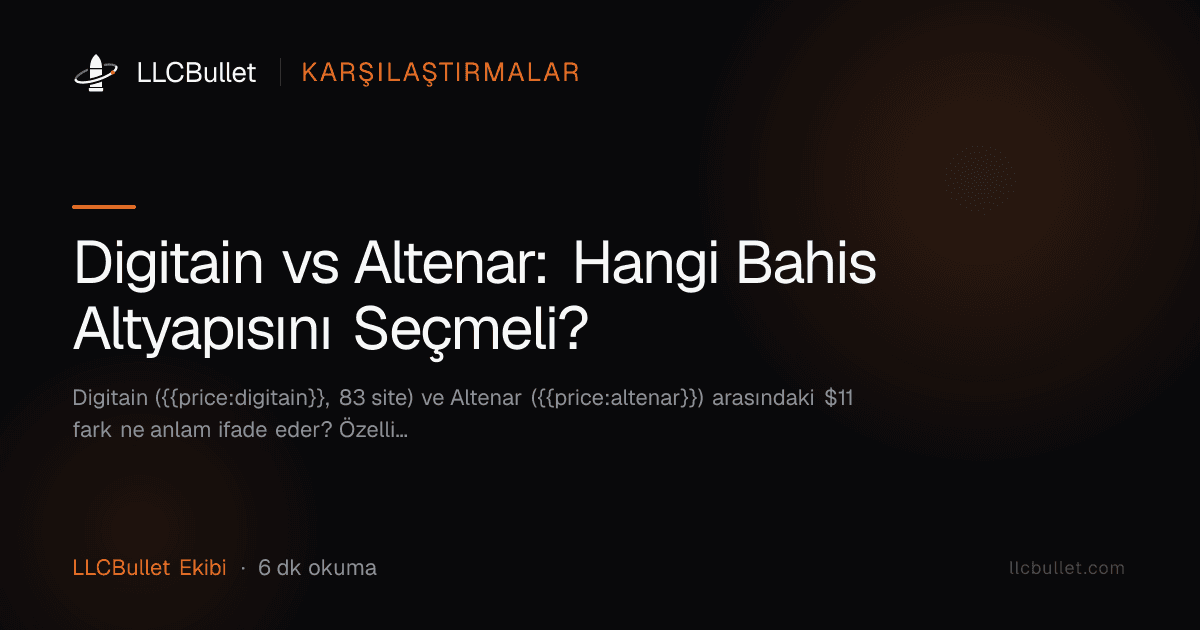 Digitain vs Altenar: Hangi Bahis Altyapısını Seçmeli?