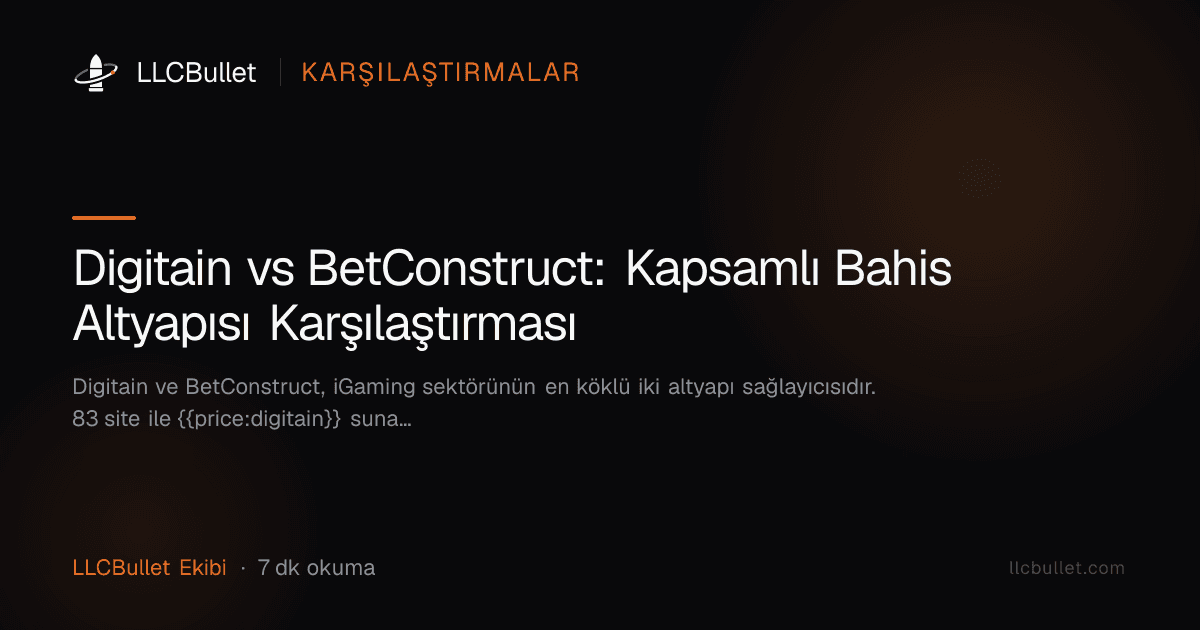 Digitain vs BetConstruct: Kapsamlı Bahis Altyapısı Karşılaştırması