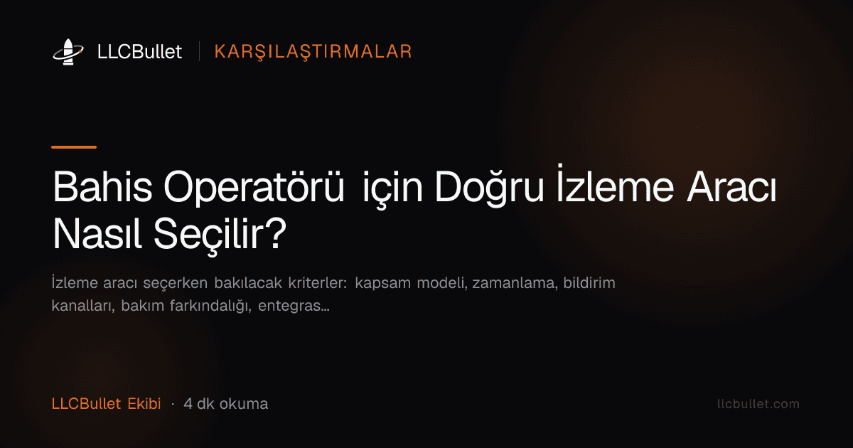 Bahis Operatörü için Doğru İzleme Aracı Nasıl Seçilir?