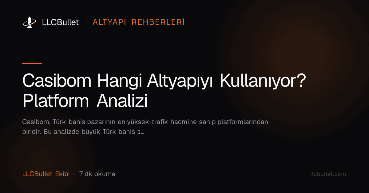 Casibom Hangi Altyapıyı Kullanıyor? Platform Analizi
