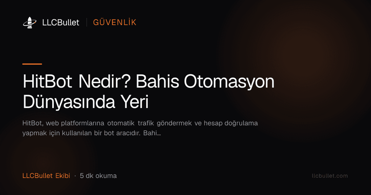 HitBot Nedir? Bahis Otomasyon Dünyasında Yeri