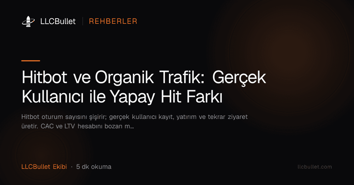 Hitbot ve Organik Trafik: Gerçek Kullanıcı ile Yapay Hit Farkı