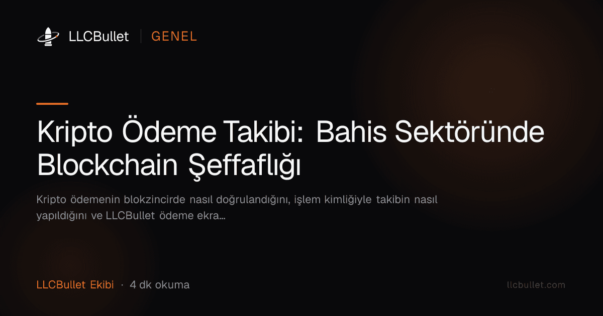 Kripto Ödeme Takibi: Bahis Sektöründe Blockchain Şeffaflığı