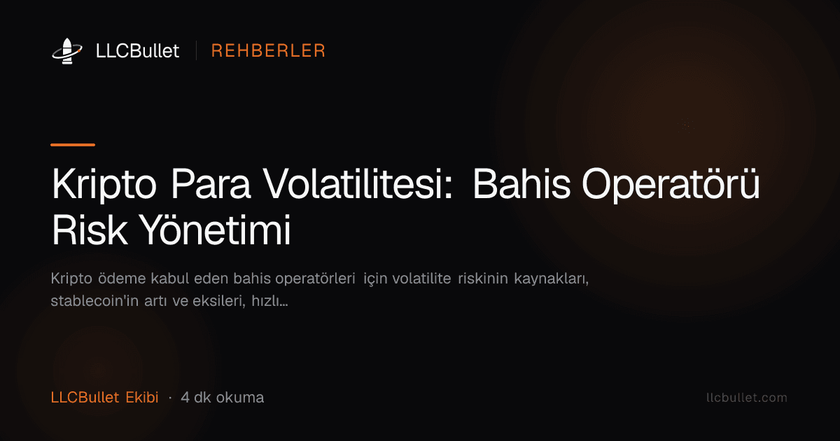 Kripto Para Volatilitesi: Bahis Operatörü Risk Yönetimi