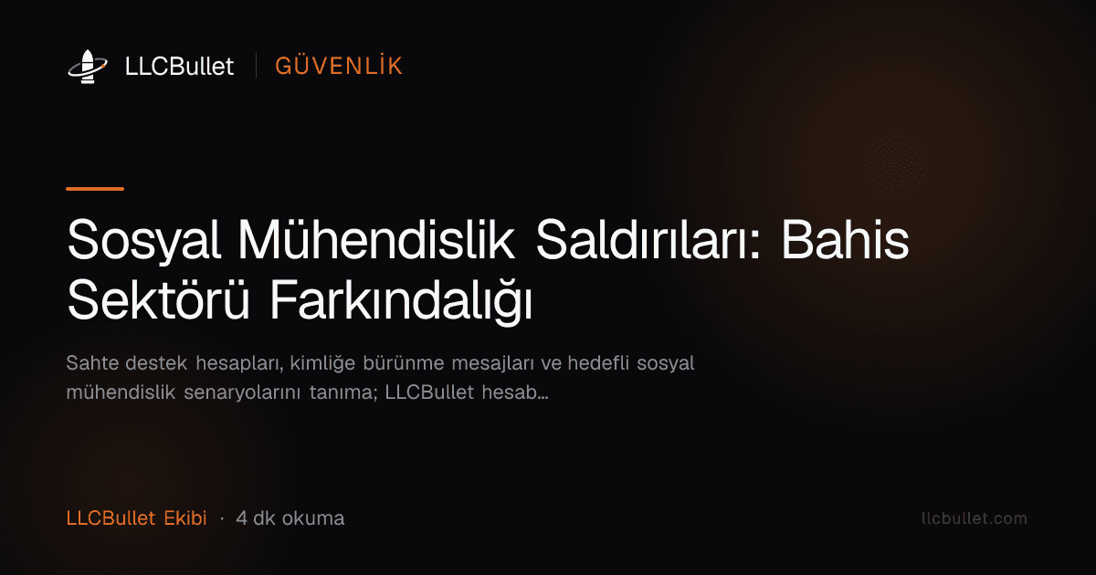 Sosyal Mühendislik Saldırıları: Bahis Sektörü Farkındalığı