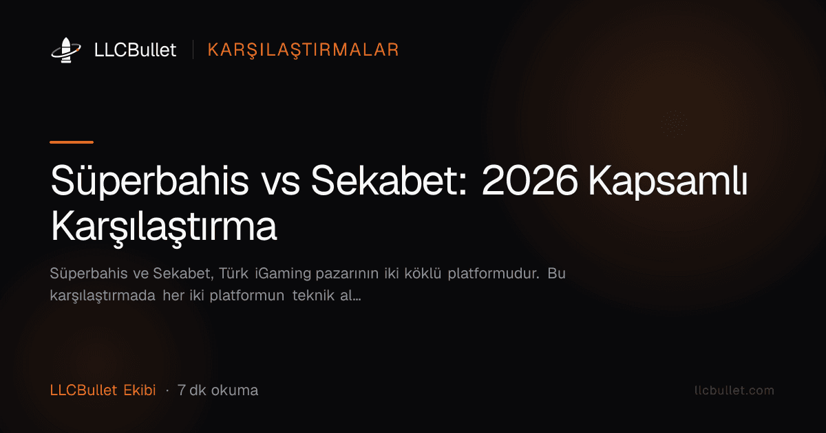 Süperbahis vs Sekabet: 2026 Kapsamlı Karşılaştırma